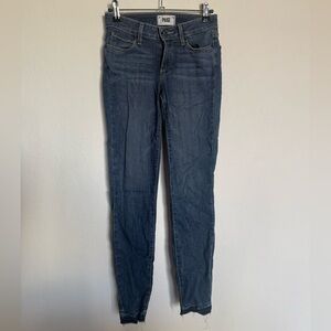 PAIGE Women's Dark Blue Skinny Jeans